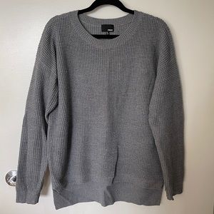 Wilfred Free Isabeli Waffle Sweater Grey Size Medium